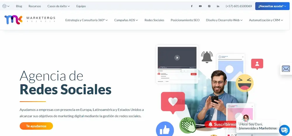 5 mejores agencias Social Media en Latinoamérica Agencia Marketeros
